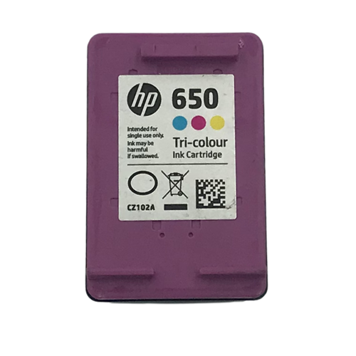 Pusty tusz HP 650 Color CZ102AE