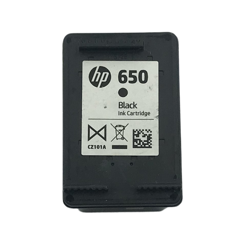 Pusty tusz HP 650 Black CZ101AE
